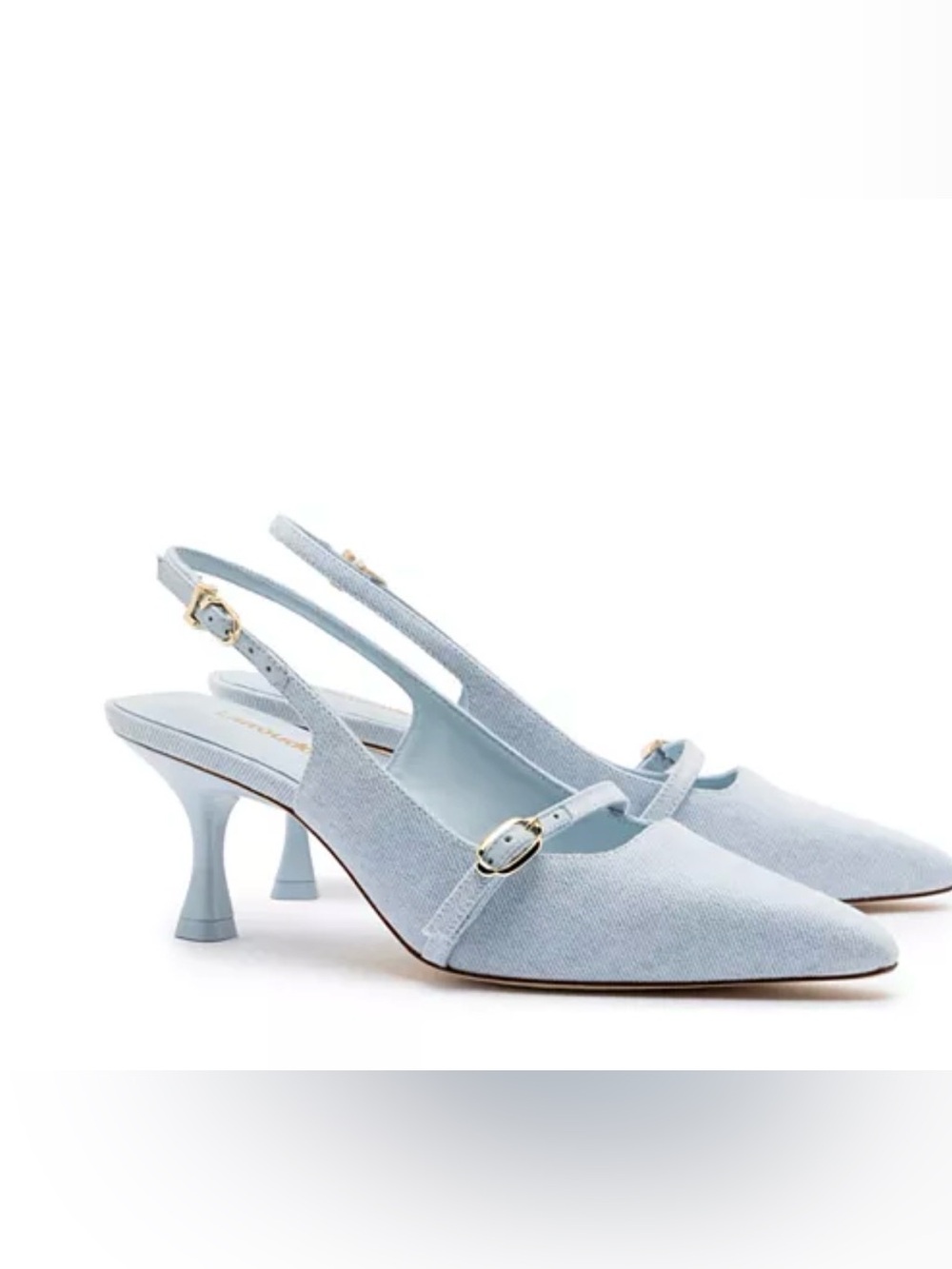NEW Larroude Women's Ines Pointed Toe Slingback Pumps size 8.5